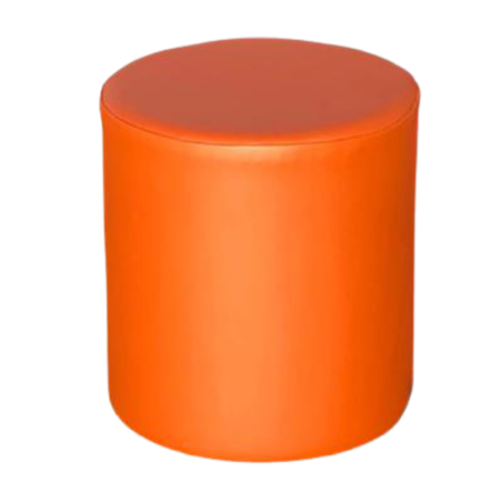 Faux Leather Round Stools | UK Handmade | Footstools Direct