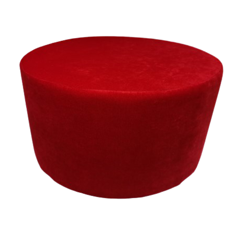 Large Round Ottomans | Footstools Direct |Deep Buttoned