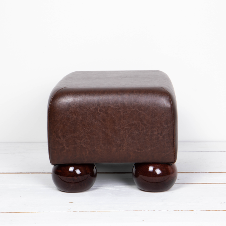 Small Faux Leather Footstools | UK Handmade | Footstools Direct