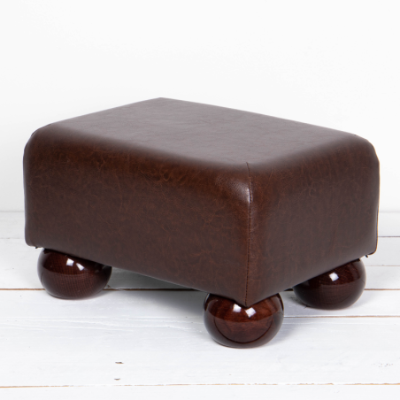 Small Faux Leather Footstools | UK Handmade | Footstools Direct