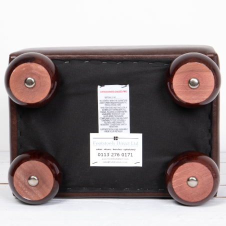 Small Faux Leather Footstools | UK Handmade | Footstools Direct